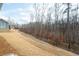 Expansive backyard with mature trees and a lush lawn, offering a private and serene setting at 4901 Pleasantry Nw Way, Acworth, GA 30101