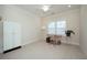 Bright bedroom with natural light, plantation shutters, a ceiling fan, and neutral carpeting at 4901 Pleasantry Nw Way, Acworth, GA 30101
