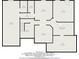Detailed floor plan showcasing the layout and dimensions of the property at 4051 Ridgehurst Se Dr, Smyrna, GA 30080