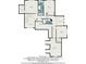Detailed floor plan showcasing the layout of the home with dimensions and square footage at 4051 Ridgehurst Se Dr, Smyrna, GA 30080