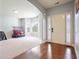 Open living area features a large window and leads to hardwood floors with an archway at 102 Crescent Woode Way, Dallas, GA 30157