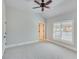 Bright bedroom with vaulted ceiling and large windows offers a peaceful and relaxing atmosphere at 6225 Leeward Tide Ct, Cumming, GA 30041