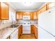 A well-maintained kitchen features sleek appliances and ample counter space at 1807 Ashborough Cir # G, Marietta, GA 30067