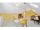 Spacious bedroom with vaulted ceilings, built-in storage, and a desk area at 210 Lawn Market, Sharpsburg, GA 30277