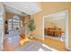 Open concept with hardwood floors and view of the living room and dining room at 210 Lawn Market, Sharpsburg, GA 30277