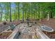 Stone path with water feature leads to a tranquil area by the lake at 210 Lawn Market, Sharpsburg, GA 30277