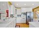 Modern kitchen featuring stainless steel appliances and plenty of counter space at 210 Lawn Market, Sharpsburg, GA 30277