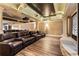 Comfortable home theater with luxurious seating and high-quality projection system for an immersive experience at 1050 Carnoustie Ln, Alpharetta, GA 30005