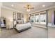 Spacious main bedroom with neutral tones, large windows, and ample closet space at 1050 Carnoustie Ln, Alpharetta, GA 30005