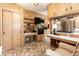 Spacious kitchen with lots of storage, desk area, and stainless-steel refrigerator at 42 W Belle Isle Ne Rd, Atlanta, GA 30342
