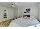 Cozy bedroom with ample closet space, comfortable bed with white bedding, and unique decor at 420 Woodbrook Way, Lawrenceville, GA 30043