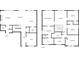 Detailed floor plan illustrating the layout of the first and second floors of the house at 1935 Azure Grove Ct, Marietta, GA 30008