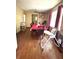 Dining room with wood floor, table and chairs at 1091 Summer Lake Rd, Lithia Springs, GA 30122