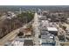 An aerial view of the town, showcasing the community and streetscape at 16 Ramsey St, Roswell, GA 30075