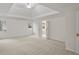 Large bedroom offering a ceiling fan and an ensuite bathroom at 10440 Cranchester Way, Alpharetta, GA 30022