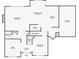 First floor floor plan showing living room, kitchen, study, and dining room at 1050 Silver Thorne Dr, Loganville, GA 30052