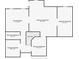 Basement floor plan showing gym, unfinished basement, storage, and bathroom at 1050 Silver Thorne Dr, Loganville, GA 30052