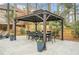 Backyard gazebo with dining table and seating, perfect for outdoor entertaining and relaxation at 2373 Greenglade Ne Rd, Atlanta, GA 30345