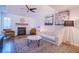 Inviting living room features a fireplace, vaulted ceiling, and neutral decor at 1744 Millview Dr, Marietta, GA 30062