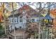 View of backyard with a deck, gazebo, and deck at 3330 Valley Vista Se Rd, Smyrna, GA 30080