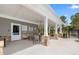 Pool house with tables, chairs, and posted rules for resident and guest safety at 1818 Lacebark Elm Way, Lawrenceville, GA 30045
