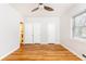 Bedroom featuring hardwood floors and multiple closets at 430 Lindbergh Ne Dr # M1, Atlanta, GA 30305