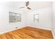 Bedroom featuring hardwood floors and a ceiling fan at 430 Lindbergh Ne Dr # M1, Atlanta, GA 30305