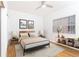 Comfortable bedroom with neutral colors, hardwood floors, and ample natural light at 430 Lindbergh Ne Dr # M1, Atlanta, GA 30305