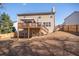 Large backyard showcasing a wooden deck with a gazebo and a wooden privacy fence at 849 Kirsten Jane Ct, Lawrenceville, GA 30045