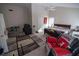 Spacious bedroom featuring comfortable seating, a large bed, and natural light at 849 Kirsten Jane Ct, Lawrenceville, GA 30045