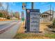 A welcome sign to Lithonia, Home of Arabia Mountain and Rock Quarries at 6884 Robinson St, Lithonia, GA 30058