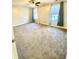 Spacious main bedroom featuring neutral walls and carpeted floors at 164 Haven Oak Way, Lawrenceville, GA 30044