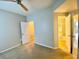 A relaxing bedroom featuring neutral walls and carpeted floors at 164 Haven Oak Way, Lawrenceville, GA 30044