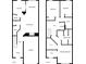 Floor plans for a two-story house, showing rooms and layout of the first and second floors at 2890 Ridgeview Sw Dr, Atlanta, GA 30331