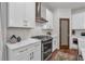 Beautiful kitchen featuring stainless steel appliances, white cabinets, and modern fixtures at 129 Old Alabama Se Rd, Emerson, GA 30137