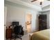 View of the bedroom and a view of the ensuite bathroom at 2882 Cadence Walk Rd, Atlanta, GA 30360