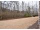 Large backyard featuring dormant grass and perimeter lined with mature trees at 3750 Montebello Pkwy, Cumming, GA 30028