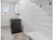 Functional mudroom with washer, dryer, built-in bench, and storage at 3750 Montebello Pkwy, Cumming, GA 30028