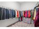 Walk-in closet offers plenty of hanging storage and organization options at 3750 Montebello Pkwy, Cumming, GA 30028