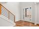 Open foyer with hardwood floors, staircase, and natural light at 3462 Dryden Se Ln, Vinings, GA 30339