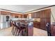 Spacious kitchen featuring a central island, stainless steel appliances, and ample cabinetry at 1650 Old Loganville Rd, Loganville, GA 30052