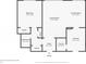 Floorplan showing layout of a one bedroom apartment at 215 Piedmont Ne Ave # 308, Atlanta, GA 30308