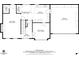 Detailed floor plan featuring living room, kitchen, dining room, breakfast nook, garage and bathroom at 2321 Birdie Ln, Duluth, GA 30096