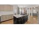 Open kitchen with a marble island cooktop perfect for entertaining at 1527 Markan Ne Dr, Atlanta, GA 30306