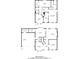 Combined floor plans displaying layout of the home's first and second floors, including room dimensions at 3174 Palm Tree Dr, Lithonia, GA 30038