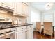 Bright kitchen with stainless steel appliances, granite countertops and nearby dining area at 100 Biscayne Nw Dr # 4, Atlanta, GA 30309