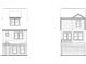 Detailed architectural drawing of two-story home showcasing design and layout at 220 Village Overlook # K2, Canton, GA 30114