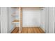 Empty walk-in closet offers an abundance of storage options for optimal organization at 437 Westmeath Sw Dr, Atlanta, GA 30310