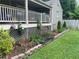 Well-manicured lawn with flower beds, mulch, and stone edging, showcasing great landscaping at 437 Westmeath Sw Dr, Atlanta, GA 30310