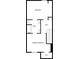 Second-floor floorplan depicting the bedrooms, bathroom, hall, and WIC at 6090 Wintergreen Rd # 1A3, Norcross, GA 30093